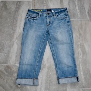 J. Crew factory light wash stretch capris